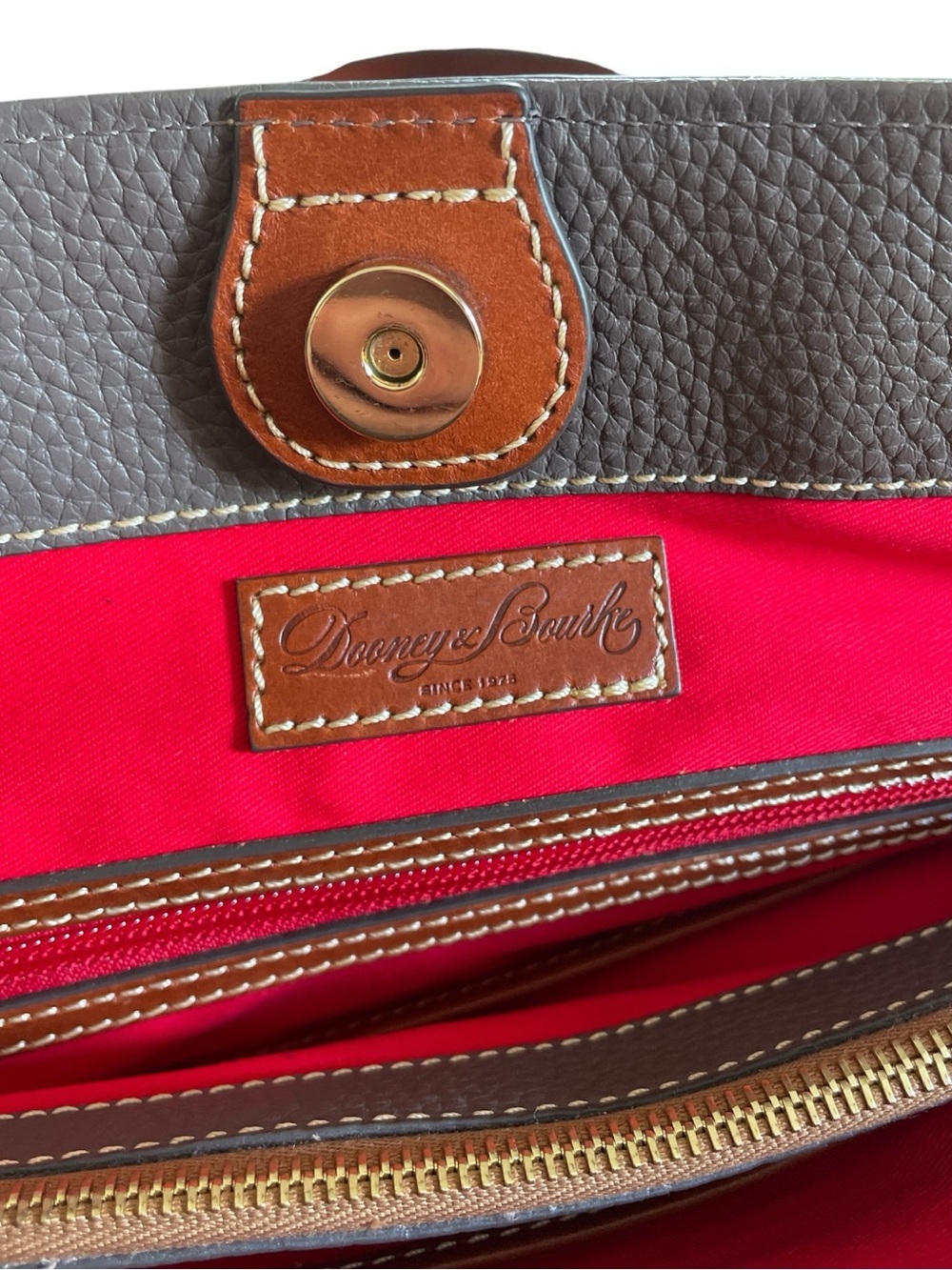 DOONEY & BOURKE Elephant Pebble Grain Tammy Tote for Autism Awareness (special) - Picture 7 of 16
